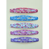 RANA OVAL 6CM ESTAMPADO PASTEL FLORES BLANCAS