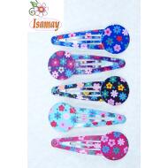 RANA 5CM CIRCULO ESMALTE FLORES INVIERNO
