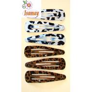 RANA 5CM ESTAMPADO CEBRA Y LEOPARDO