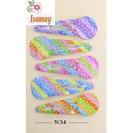 RANA 5CM ESTAMPADO TOPOS Y RAYAS CIRCULO