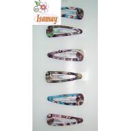 RANA 3CM COLORES CIRCULOS MARRONES Y GRISES