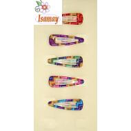 RANA 3CM ESMALTE ESTAMPAMPADO ZIG ZAG COLORES