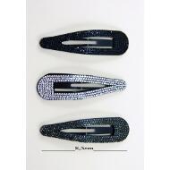 RANA GRANDE COBERTURA STRASS MENUDO TONOS BLANCO / GRIS / NEGRO