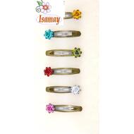 RANA BRONCE ROSA METAL PIEDRA COLORES