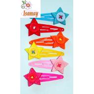 RANA 4CM ESTRELLA FIELTRO CON BOTON