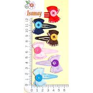 RANA 4CM LAZO DOBLE VICHY / GROSGRAIN CON BOTON