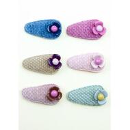 RANA FUNDA TRIANGULAR PELUCHE FLOR REDONDEADA PASTA